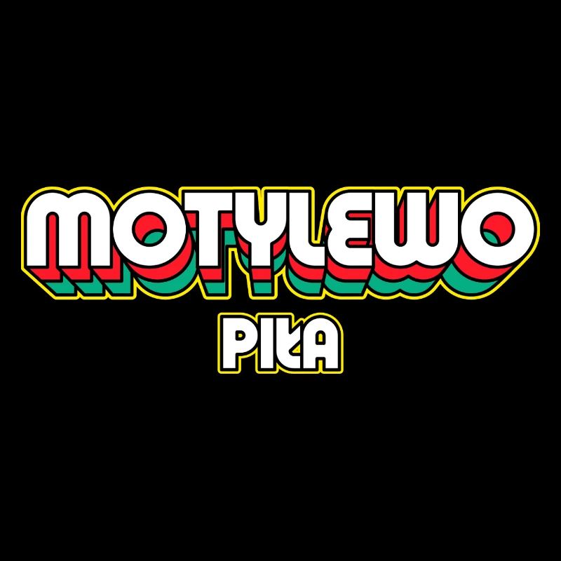 Butterfly Piła. Retro District Name