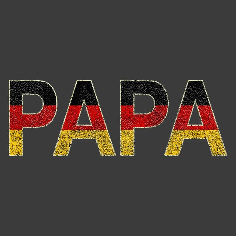 Dad in Flag Texture German