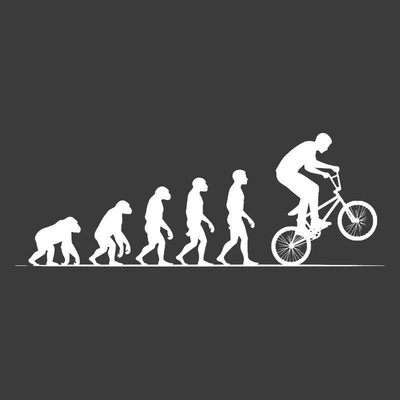 Motif du T-shirt Evolution BMX