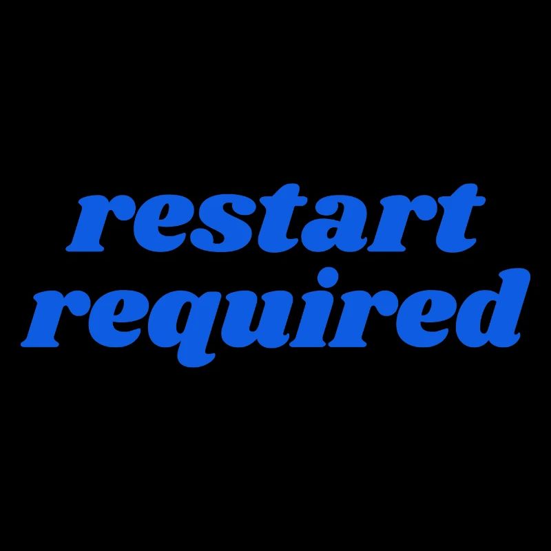Redémarrage nécessaire