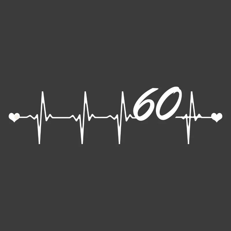 Geburtstag Herzschlag Liebe 60 Geschenk