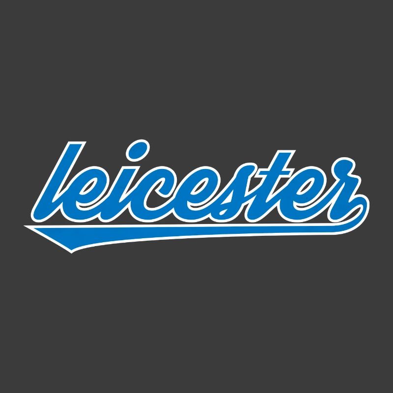Leicester Blau Script Design