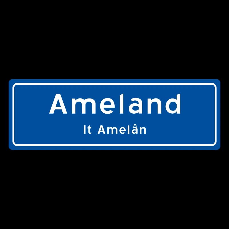 Ameland place name sign