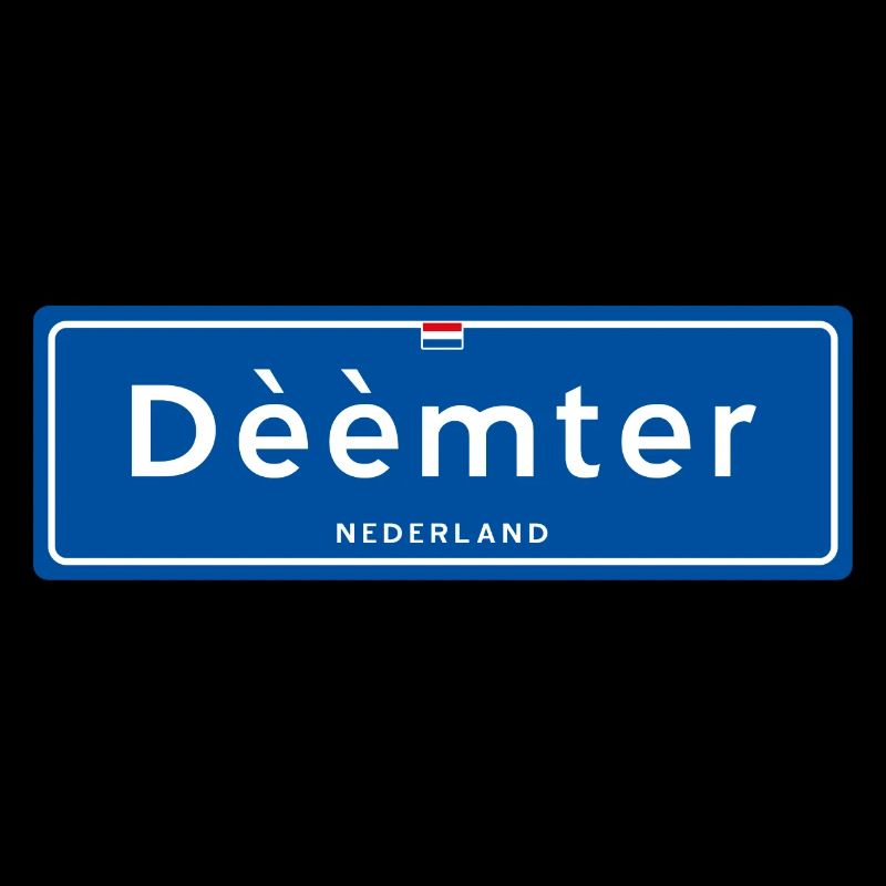 Dèèmter (Deventer) place name sign