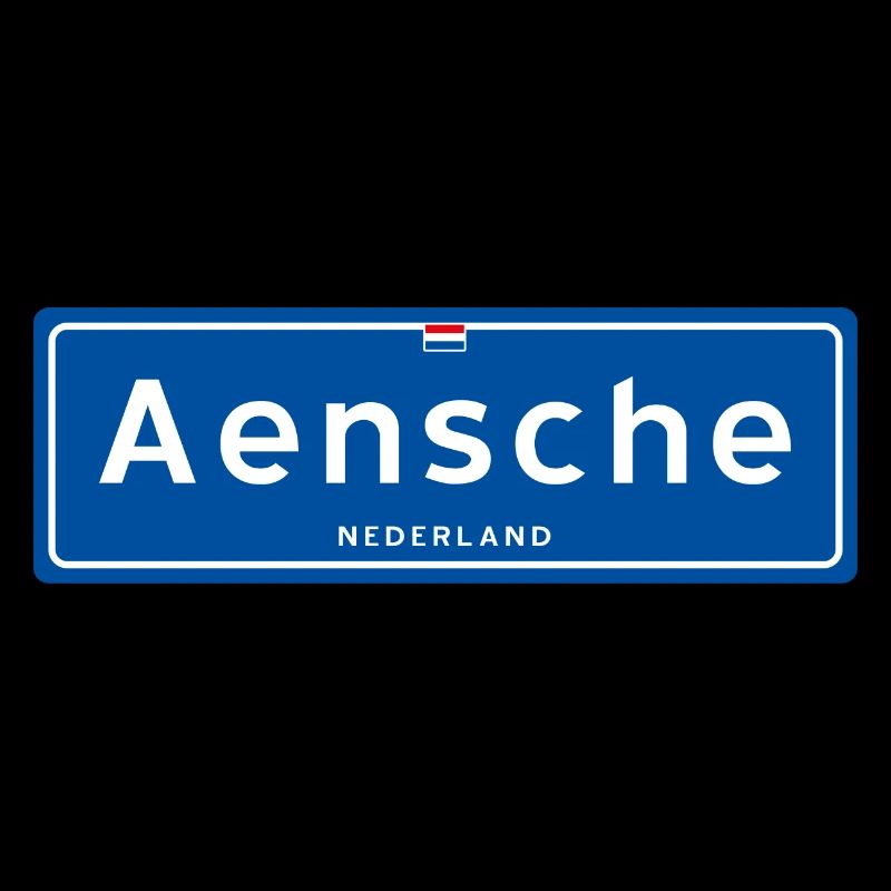 Aensche (Enschede) place name sign