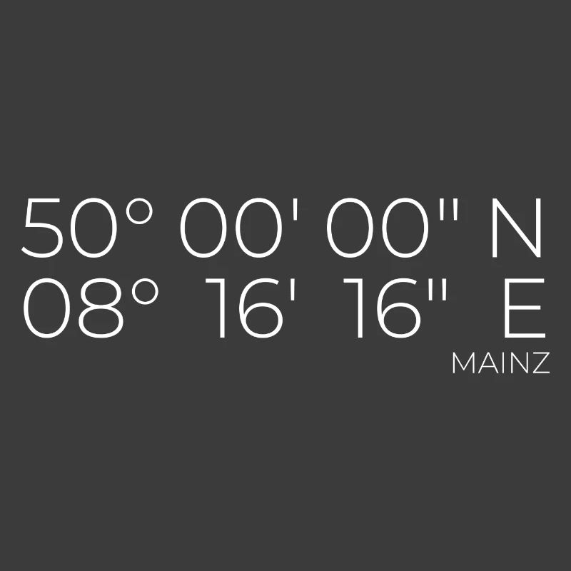 Coordinates Mainz