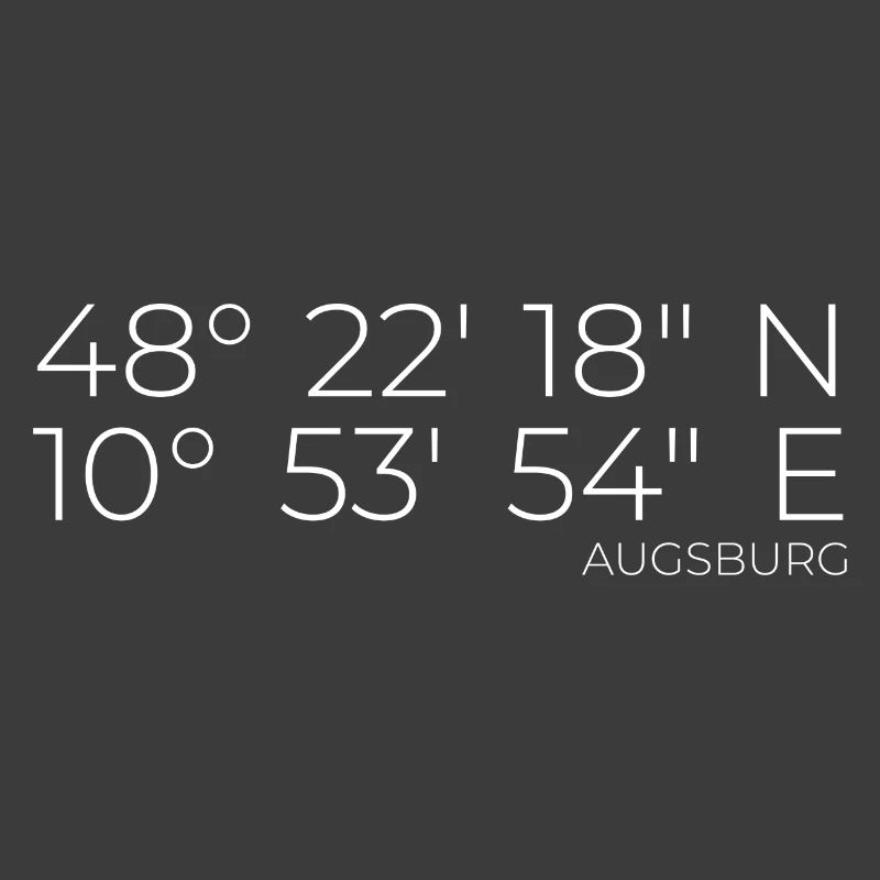 Coordinates Augsburg