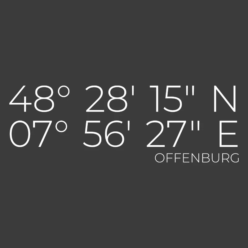 coordinates Offenburg