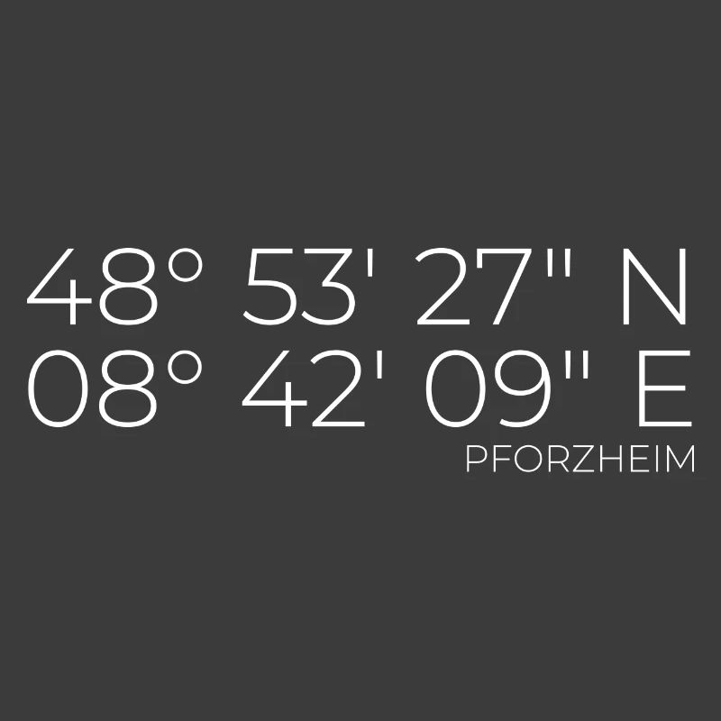 Coordinates Pforzheim