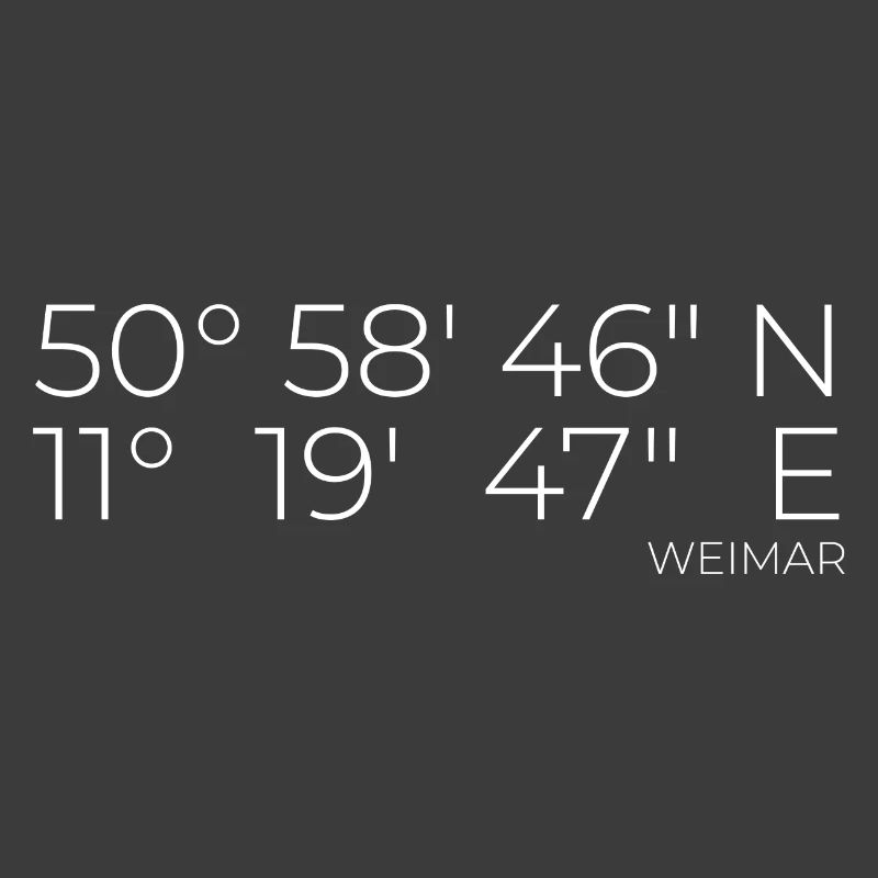 coordinates Weimar
