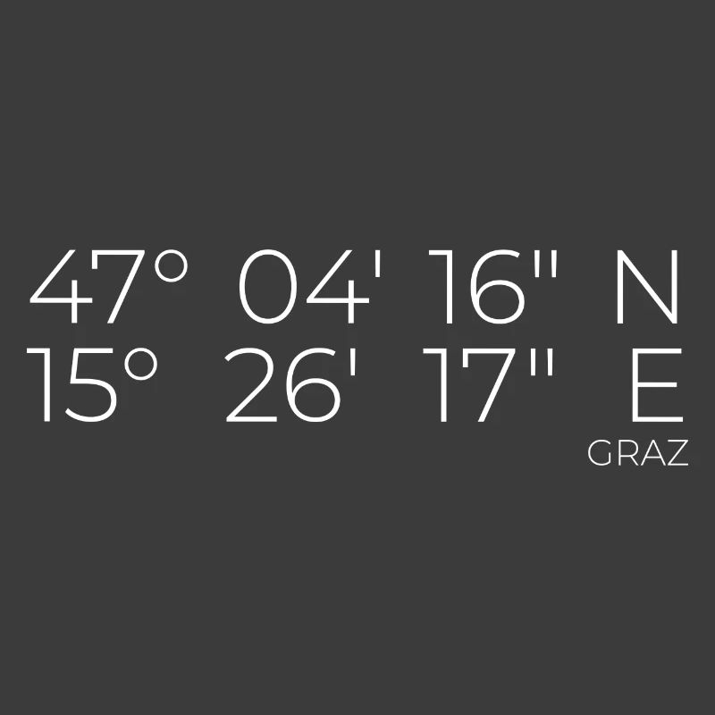 coordinates Graz, Austria