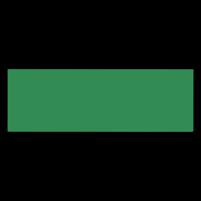 Abstract Green Rectangle Print