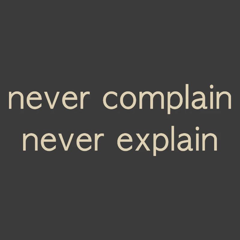 never