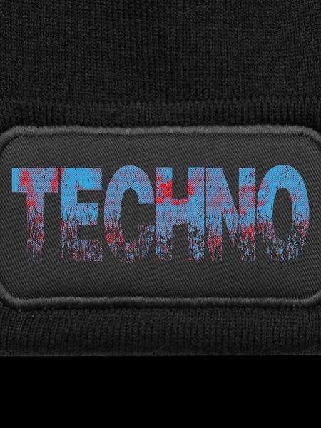 Techno Distressed Text Art