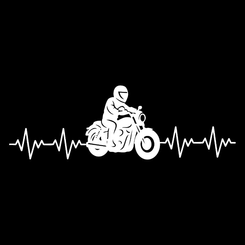 Motorrad EKG Herzschlag