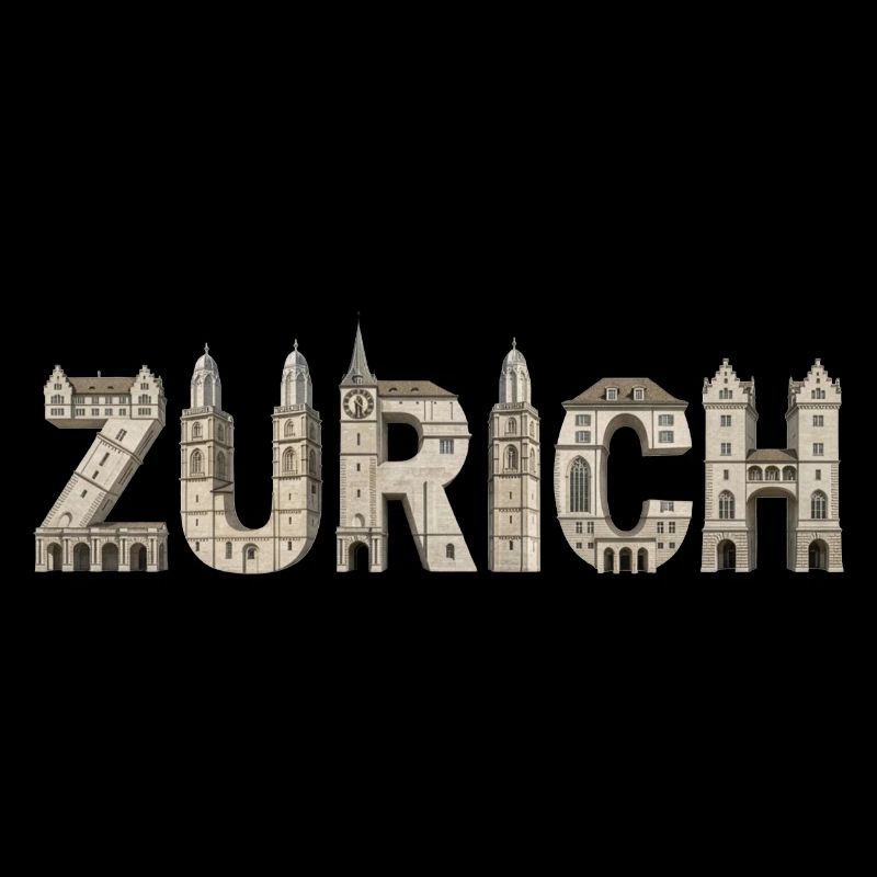 Zurich Architecture Typography