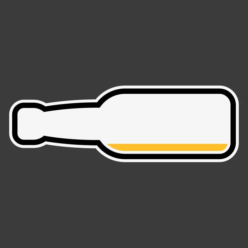 Bierflasche Leer (Bier Bierchen Symbol / POS 3C)