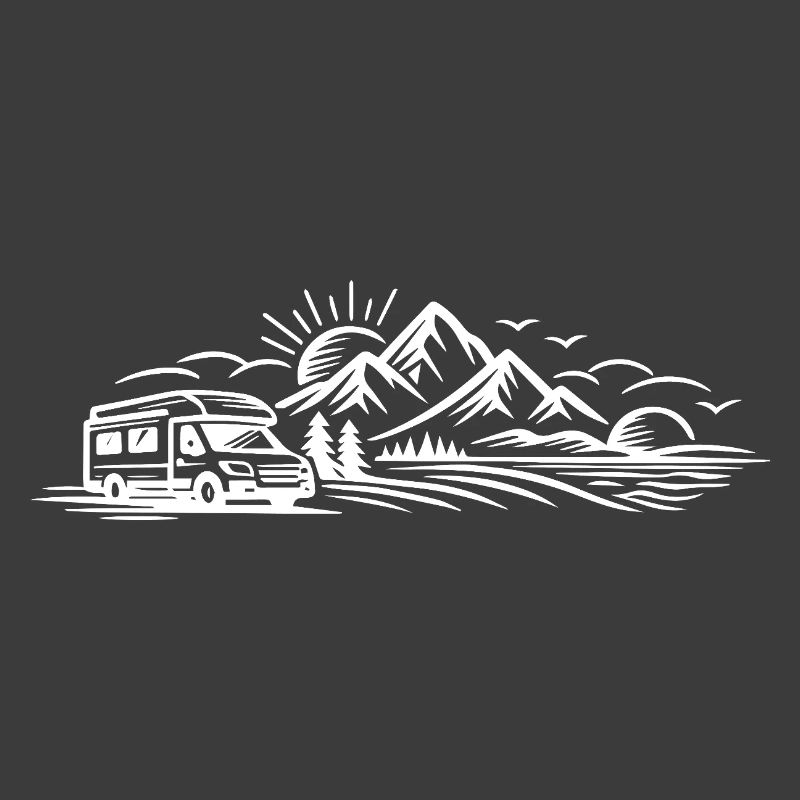 Campingauto Landschaft 