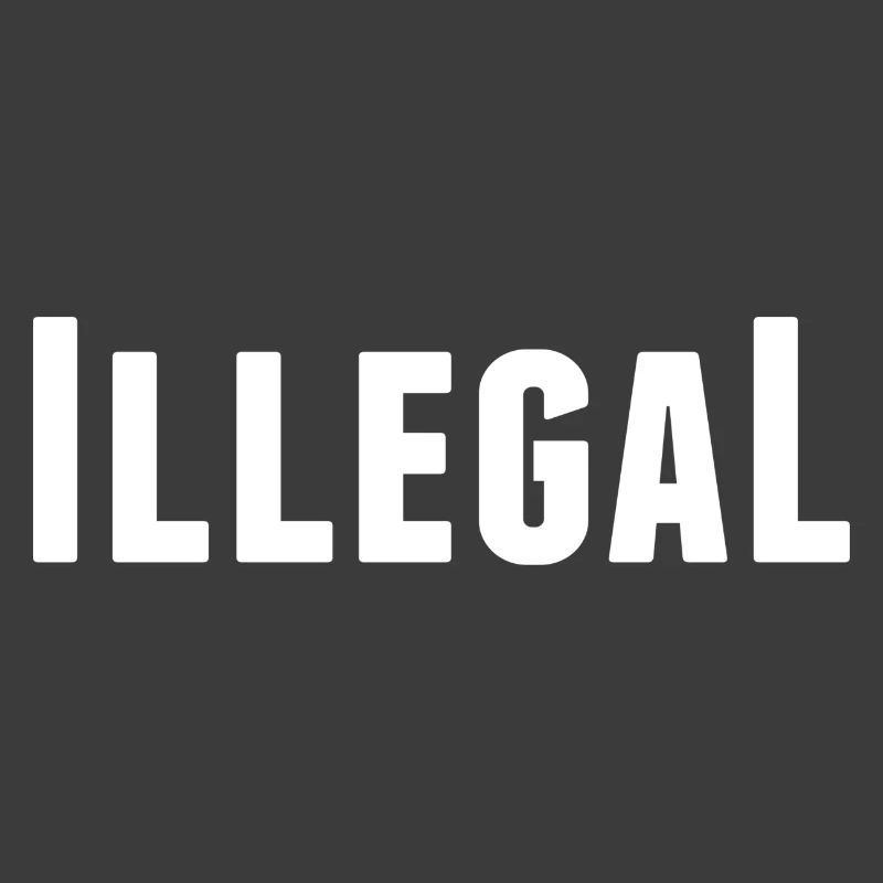 illégalement illégal illégal