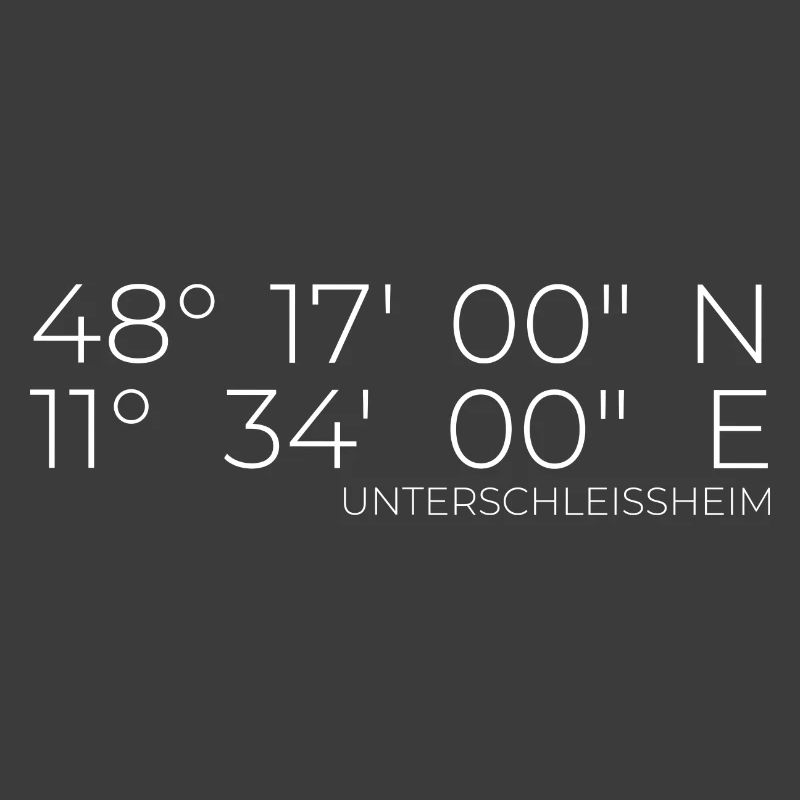 Coordinates Unterschleissheim