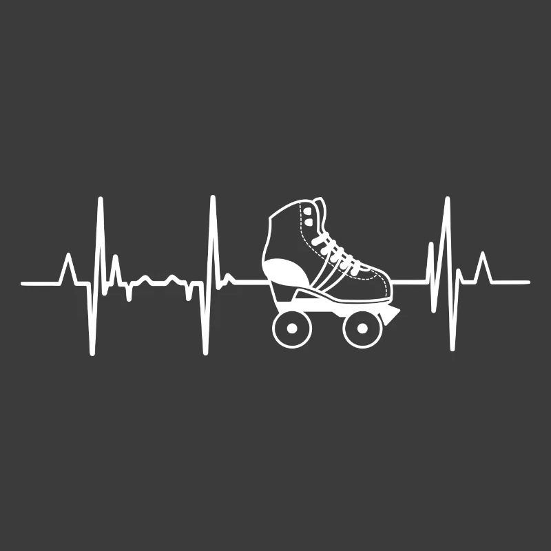 Rollerskates Herzschlag