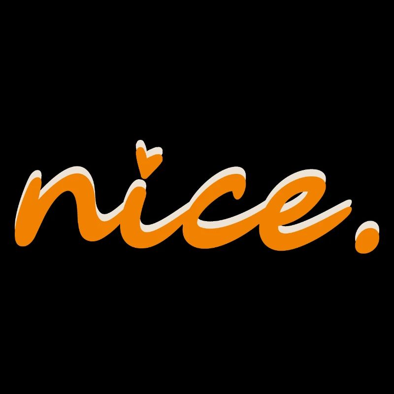 nice (orange mit hellem Schatten)