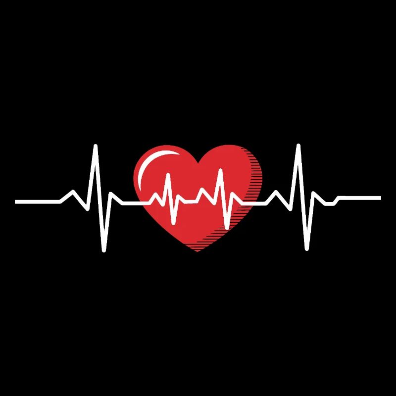 Conception de cardiogramme de rythme cardiaque
