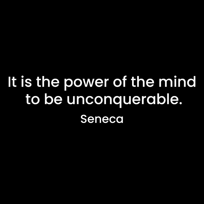 Inspirational Seneca Quote Design