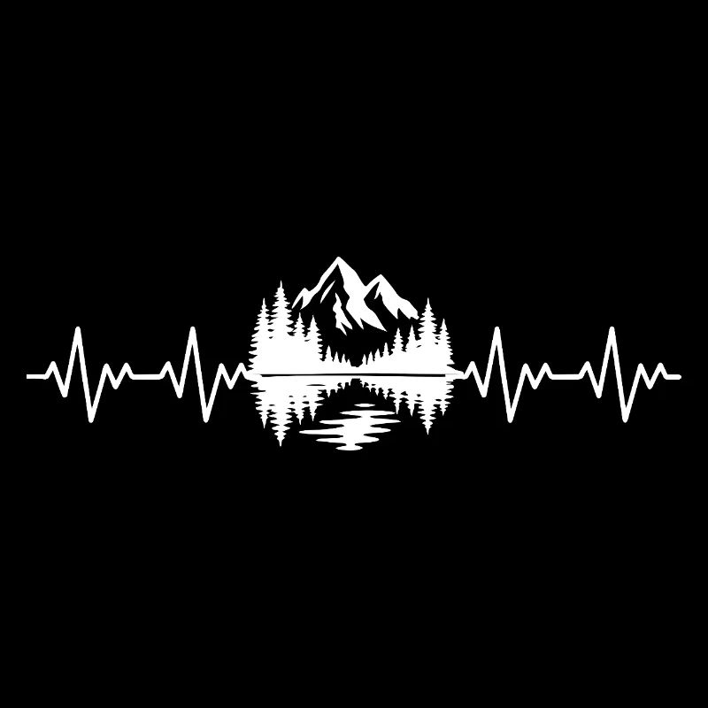 Berge EKG Herzschlag