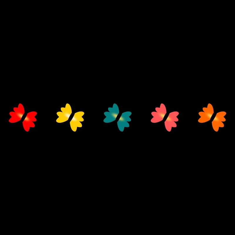 PAPILLON. PAPILLONS. MULTICOLORE. NATURE. ETE.