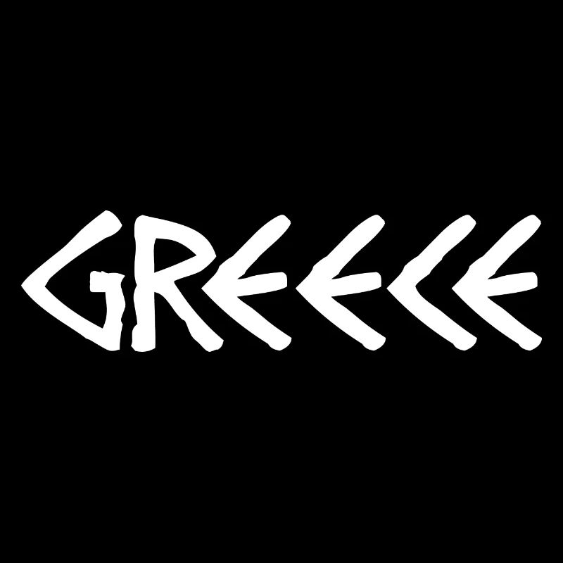 Glyphes grecs avec motif de flèche