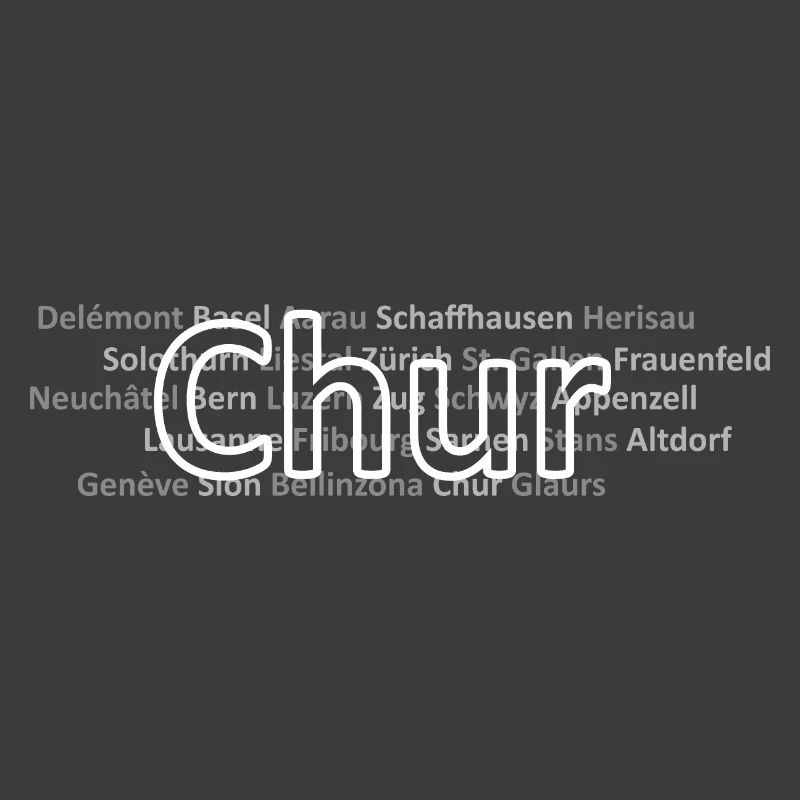 Schweizer Städte Chur