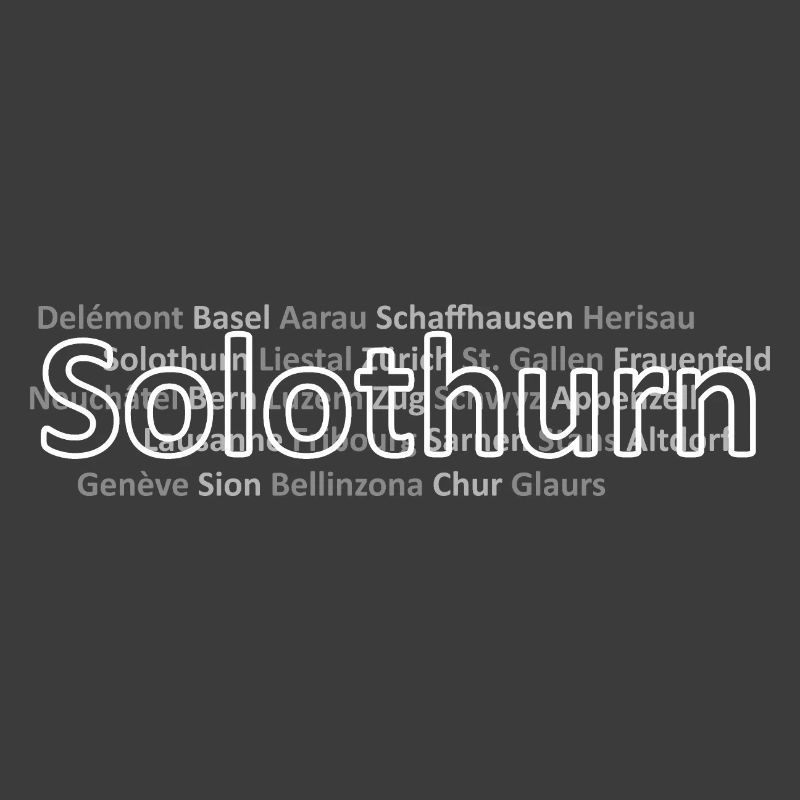 Schweizer Städte Solothurn