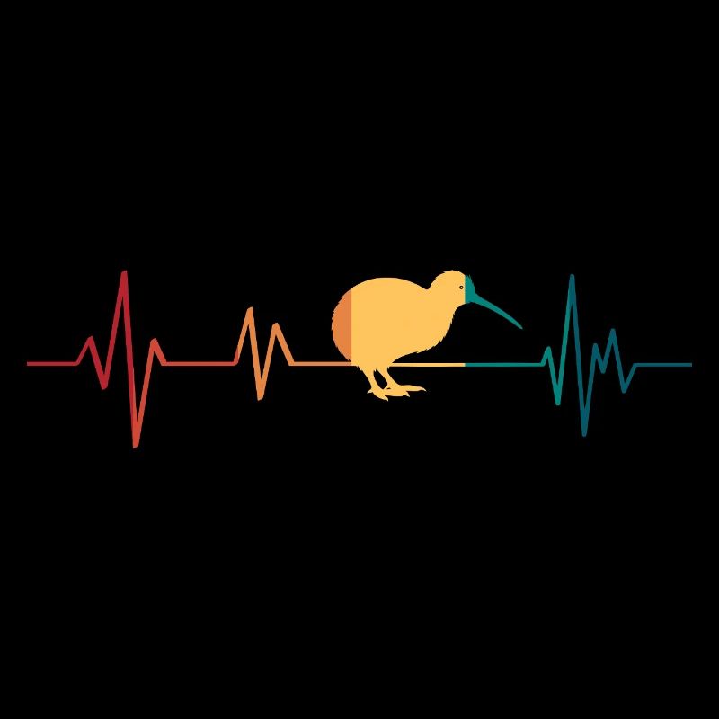 Herzschlag Kiwi Vogel
