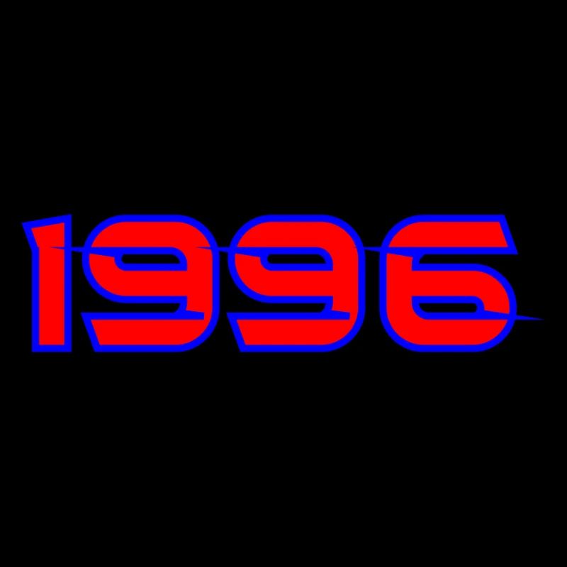 1996 Neon Retro-Logo