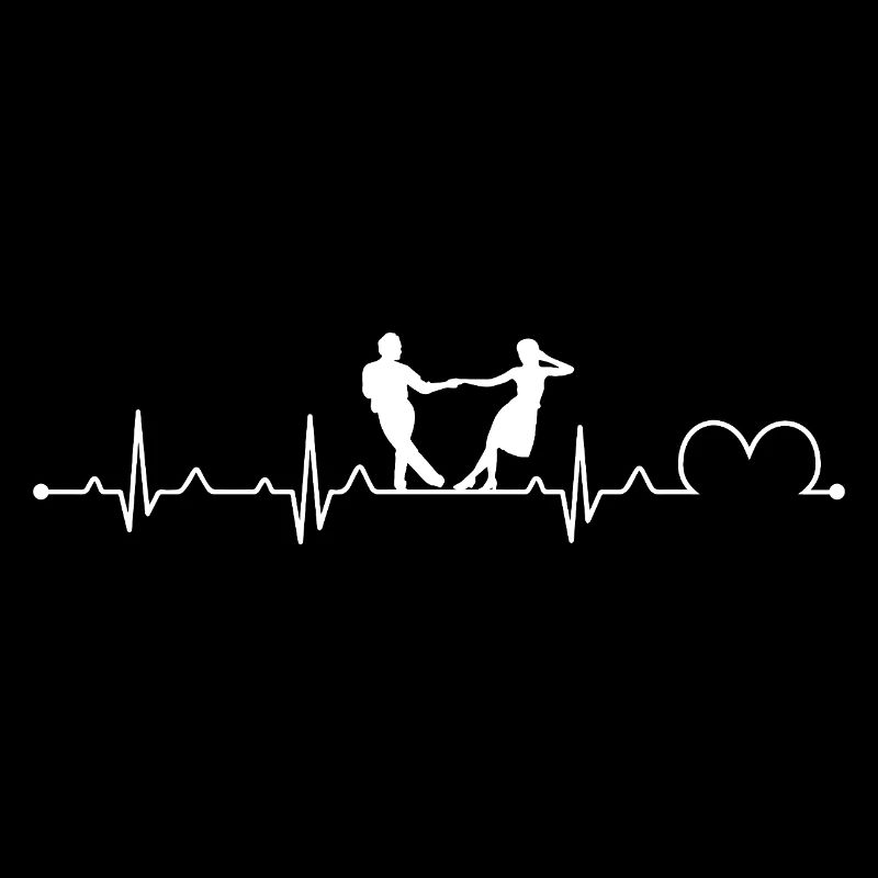 Swing Dance Herzschlag Puls Retro Lebensanker