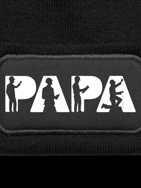 Papa Engineer Construction Silhouettes