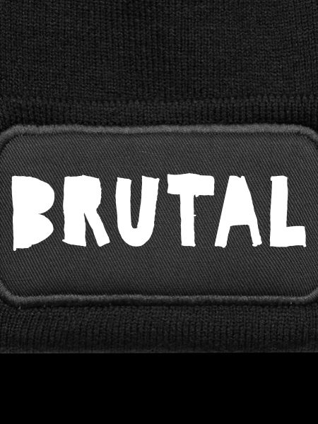 Brutal Distressed Bold Logo-Design