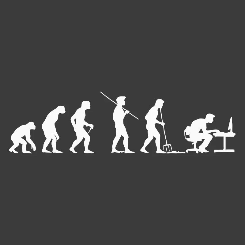 Evolution Programmierer Computerfreak