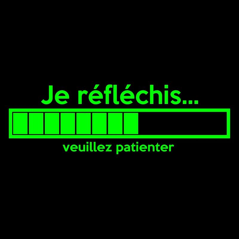 je réfléchis
