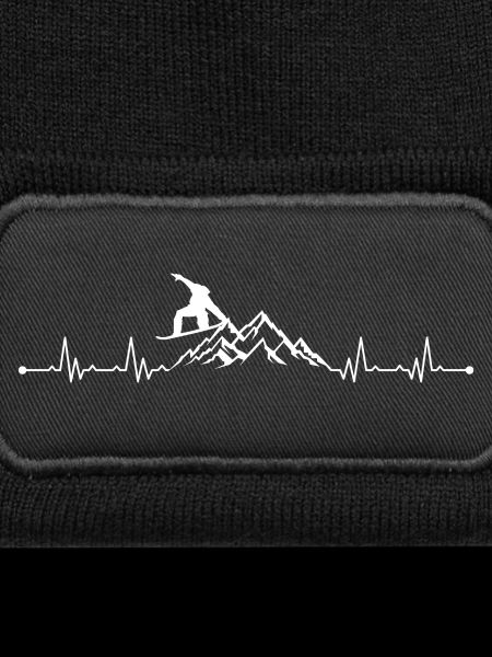 Climber Heartbeat Mountain Scene