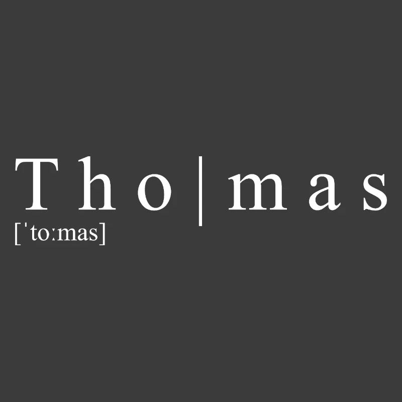 Thomas Definition Typography