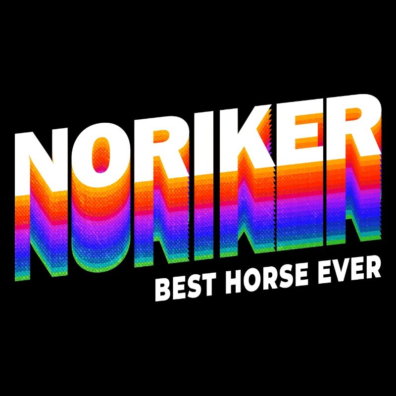Noriker Pferde Design / Geschenkidee