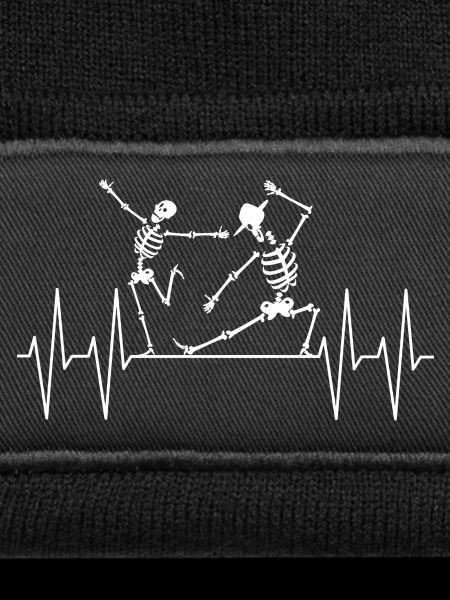 Dancing Skeleton Couple Illustration