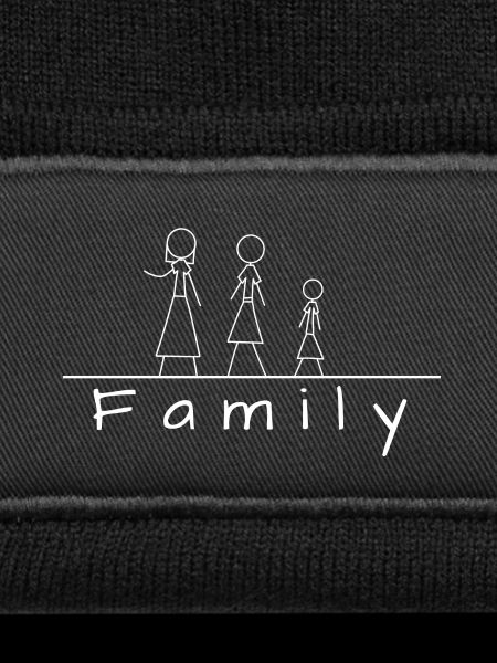 Strichmännchenfamilie