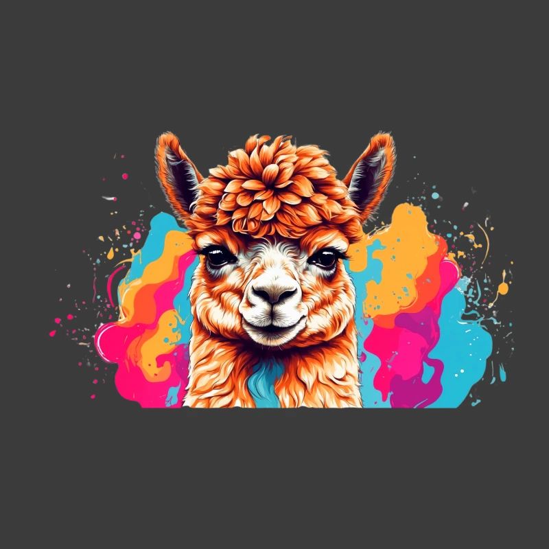 Lama Farbexplosion