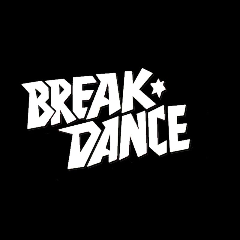 Tanzstil Breakdance Schriftzug