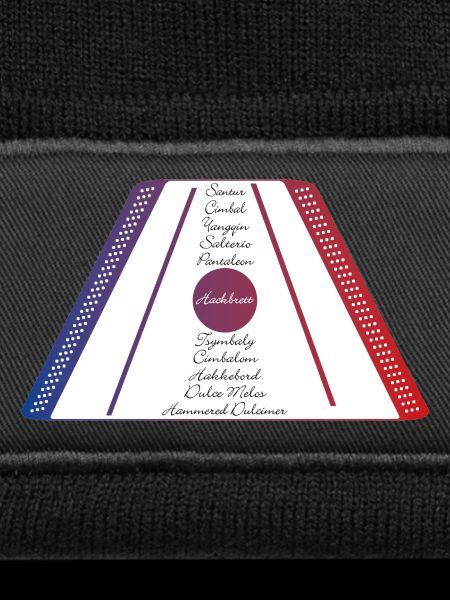 Dulcimer blue red
