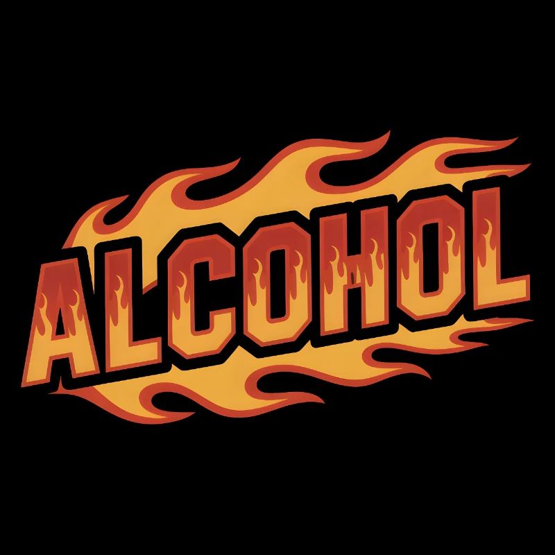 Alcool - Cool Drinking Logo