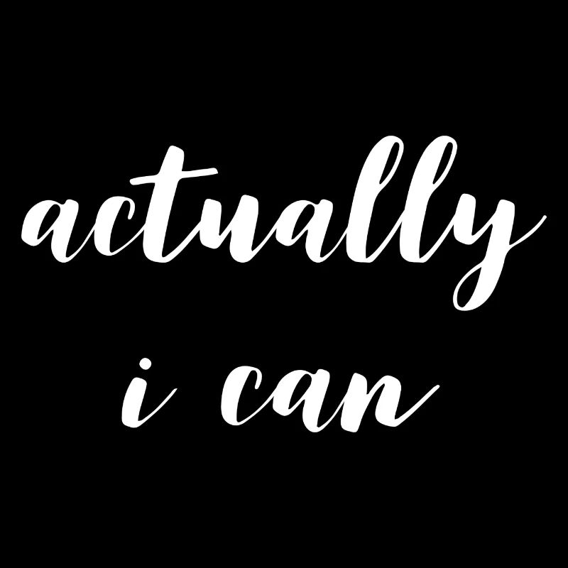Eigentlich kann ich Motivation Shirts Inspirierend
